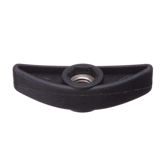 Écrou à Oreilles plastique avec insert inox (par 2), conçu pour un serrage facile, idéal pour équipements de voile légère.