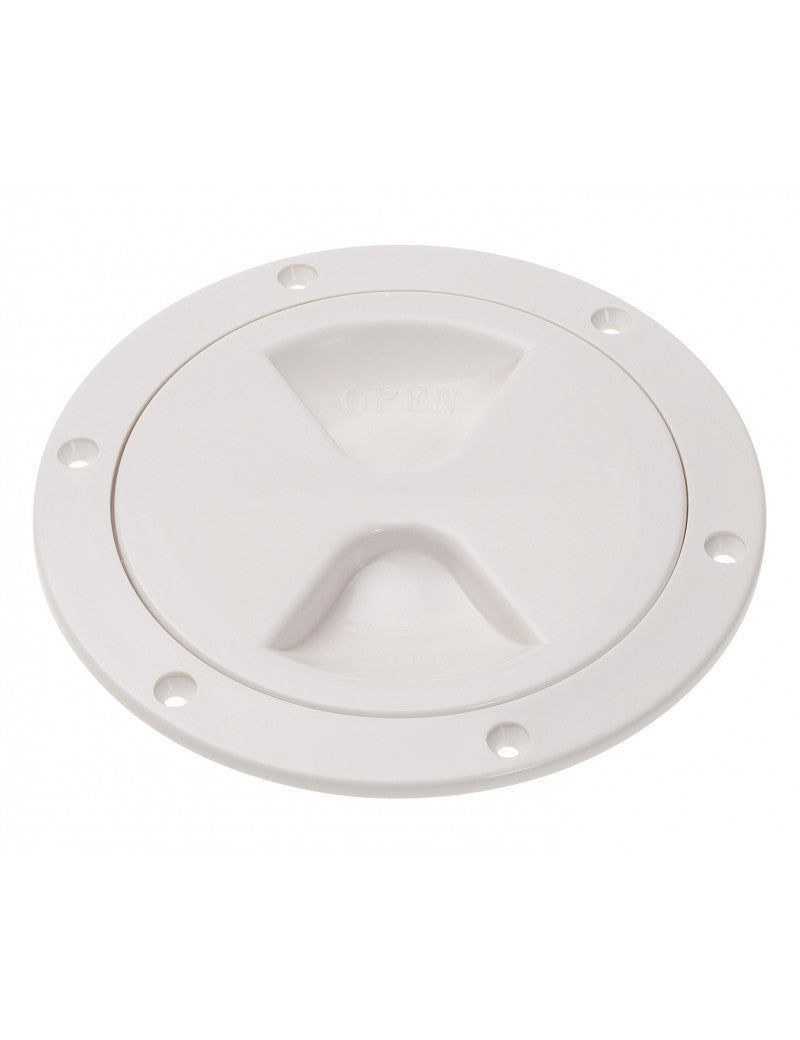 Chargez l&#39;image dans la visionneuse de la galerie, Trappe de Visite BARTON, objet rond à trous en polycarbonate, doté d&#39;un filetage facile et joint torique intégré, adapté pour dériveurs et catamarans.
