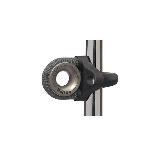 Renvoi de Chandelier ø25 à 32mm avec sangle Dyneema et plaque de support fermée, idéal pour accastillage de voile légère.