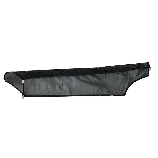 Chaussette Avaleur de Spi Topper Argo avec entrée renforcée et corps en batyline pour évacuation d'eau, idéale pour dériveur Topaz Argo.
