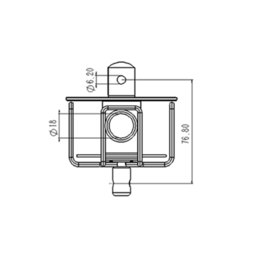 Load image into Gallery viewer, Enrouleur de Foc Standard 80mm en aluminium, robuste et léger, avec roulement à billes en céramique, idéal pour voiliers jusqu&#39;à 5m.
