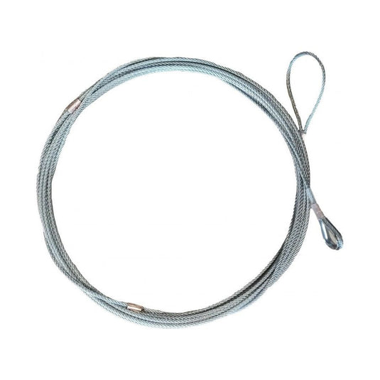 Gros plan sur la drisse câble GV Hobie Cat Dragoon, essentielle pour la voile légère, proposée par Yachting Thommeret, spécialiste de l'équipement nautique.