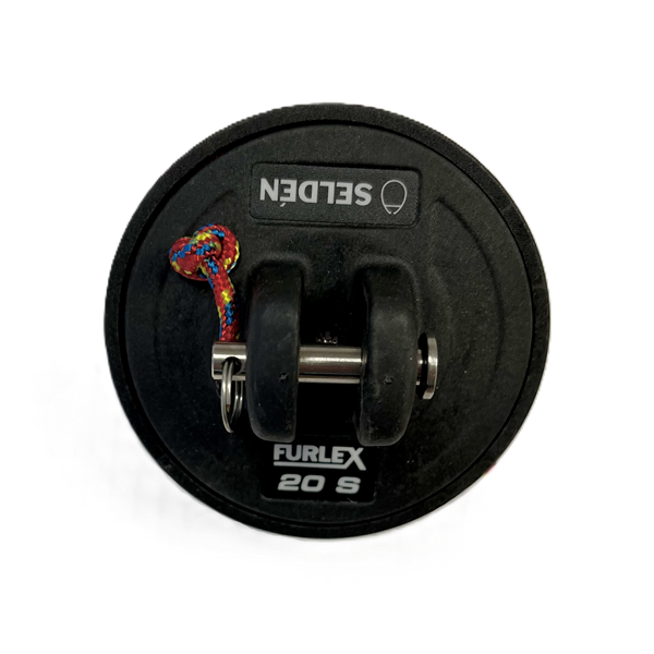 Laden Sie das Bild in Galerie -Viewer, Enrouleur de foc Furlex 20S ø70mm, tambour Selden avec roulements inox, guide-luff et strop halyard, idéal pour dériveurs, optimisé pour réduire les frictions.
