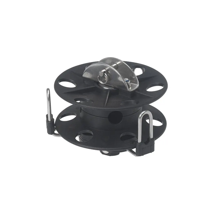 Enrouleur de foc dériveur et catamaran diam 76mm d'excellente qualite avec un tambou en nylon noir et des pieces en inox