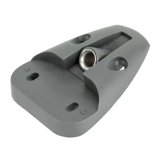 Filoir Passe Pont pour Taquet Allen ou Holt, support de montage en plastique moulé avec tube en acier inoxydable, idéal pour antennes sur bateaux ou véhicules.