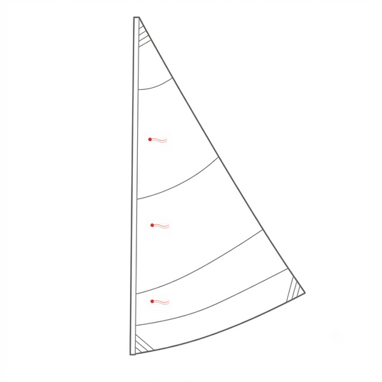 Koralle Großsegel-Dinghy