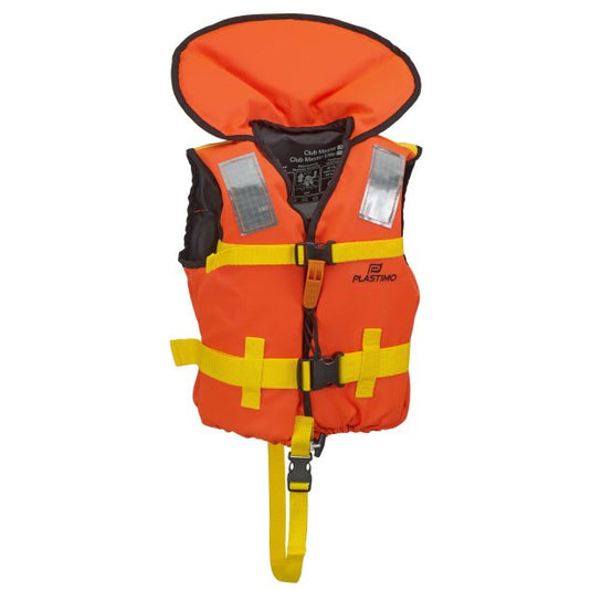 Gilet de sauvetage Club Master, conçu pour la voile intense, avec flottabilité de 70 Newtons, mousse souple et sangles réglables, assurant confort et sécurité.