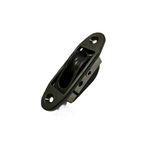 Poulie à Encastrer à billes ø28mm pour voiliers, haute performance et efficacité, idéale pour installations complexes sur mât et pont, charge utile 120kg.