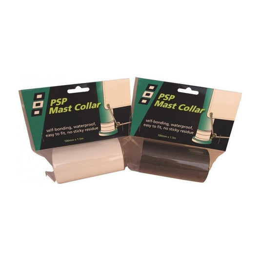 Ruban auto-amalgamant pour étanchéité mât, dimensions 100mm x 1.25m, facilitant l'installation sans démontage, idéal pour dériveurs et catamarans de sport.