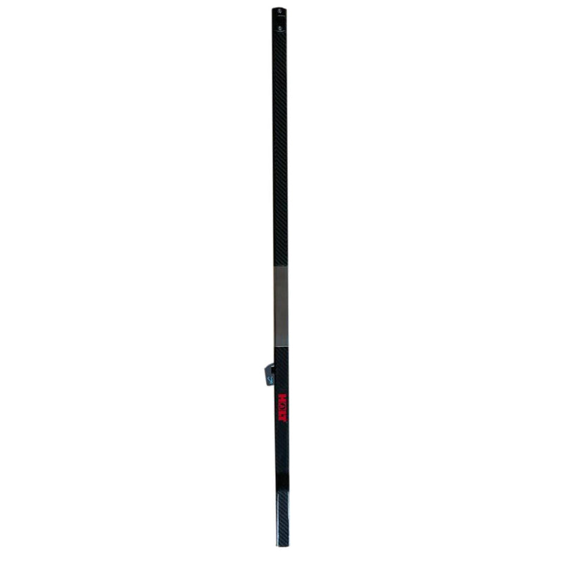 Chargez l&#39;image dans la visionneuse de la galerie, Barre Carbone Laser® 1, mât en fibre de carbone robuste pour planche à voile, avec plaque inox et taquet Clamcleat, idéale pour voile récréative et écoles.
