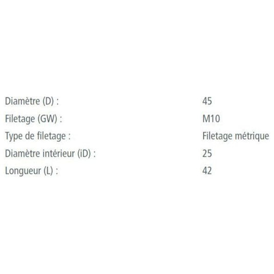 Écrou à Œil Anneau moulé A4 en inox AISI 316, idéal pour accastillage nautique, avec filetage M6 à M12 et fabrication européenne.