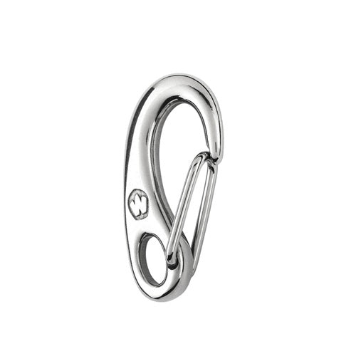 Mousqueton Rapide Wichard en inox 316L, design moderne, idéal pour multiples usages nautiques, avec excellentes charges de travail et de rupture, parfait pour dériveurs et catamarans.