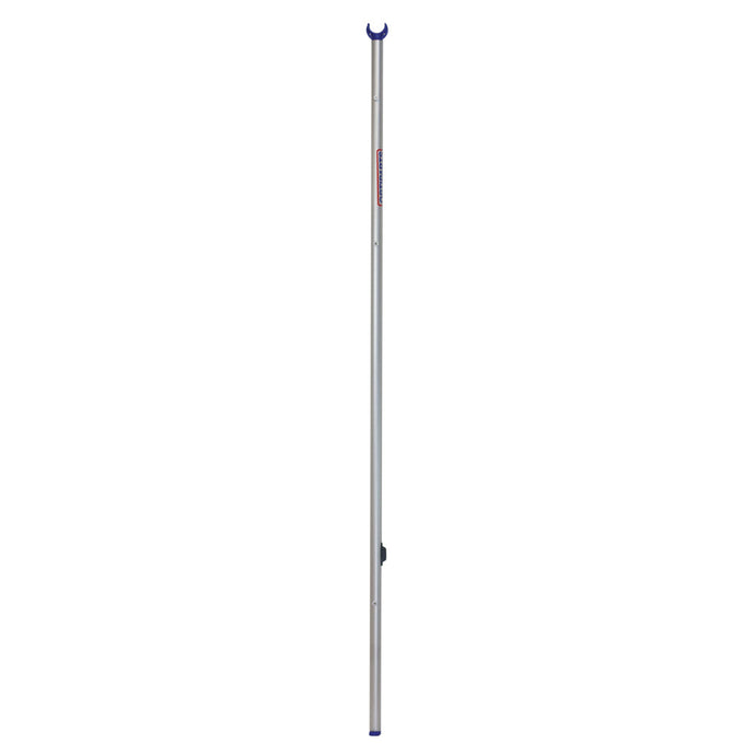 Bôme Optimist Club accastillé standard avec embouts et ferrures en nylon, conçue pour fixation de l'écoute de grand-voile et hale-bas.