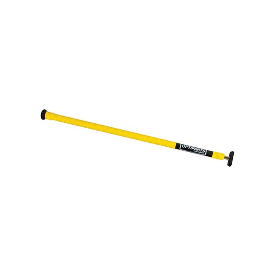 Stick Alu ø20mm x 60cm X-Gripp, rallonge de barre franche en aluminium anodisé pour Optimist, avec gaine thermorétractable et articulation amovible, idéale pour voile légère.