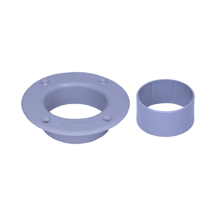 Bague de Mat + Bague étambrai pour Optimist, diamètre intérieur ovale et conique, avec 4 trous de fixation fraisés, protège le mât contre l'usure.