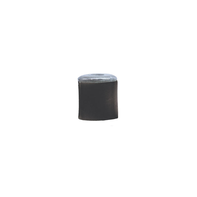 Butée de tension PM, isolateur en caoutchouc avec capuchon métallique, à fixer sur mâts d'Optimist via rivet pop Ø4mm, pour absorber chocs et vibrations.