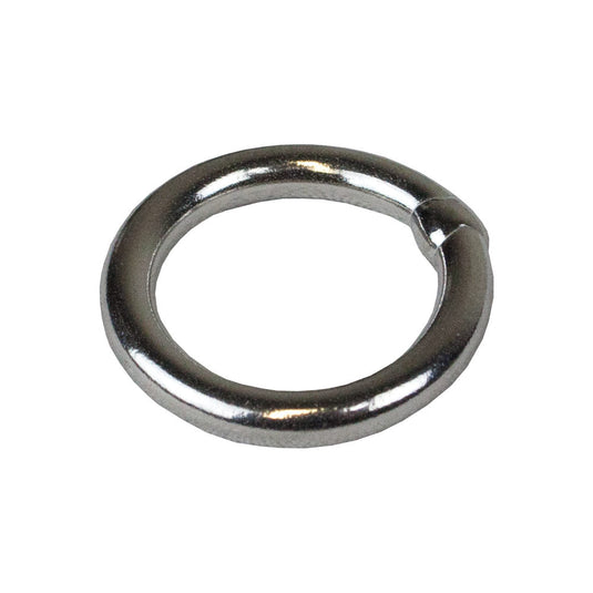 Anneau Rond Inox ø3mm pour Ecoute d'Optimist, 15mm de diamètre intérieur, utilisé pour grand-voile d'Optimist, avec une charge de rupture de 650kg.