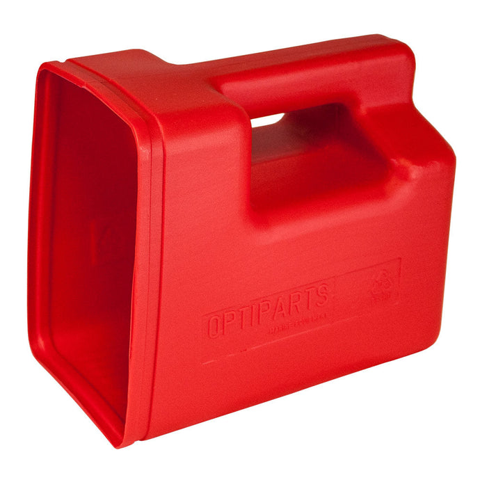 Écope 3,5 L rouge, idéale pour Optimist ou bateau non auto-videur, parfaite pour l'équipement de voile légère chez Yachting Thommeret.