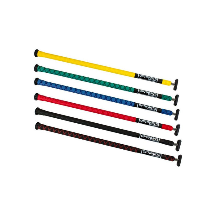 Stick Alu ø20mm x 60cm X-Gripp, rallonge de barre franche en aluminium anodisé pour Optimist, avec gaine thermorétractable et articulation amovible.