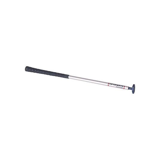 Stick Alu Ø16mm x 60cm pour alignement de phares, avec ventouse et grip en mousse, idéal pour réglage précis des feux de véhicules.