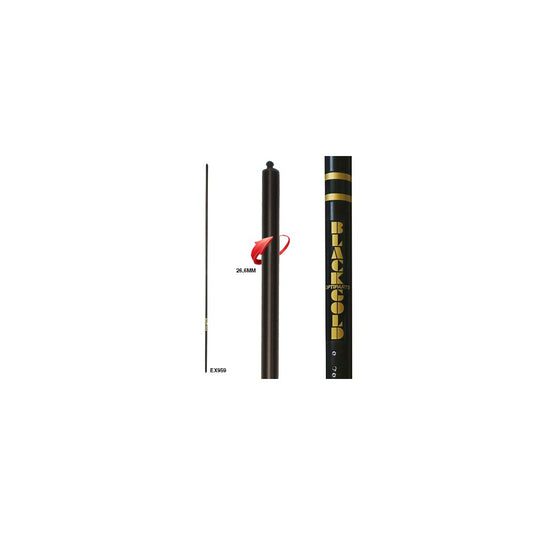 Livarde Optimist compétition, mât BLACKLITE Ø26,6 mm, pour coureurs <35Kg, idéal pour la voile légère. 20% plus flexible que BLACKGOLD Medium.