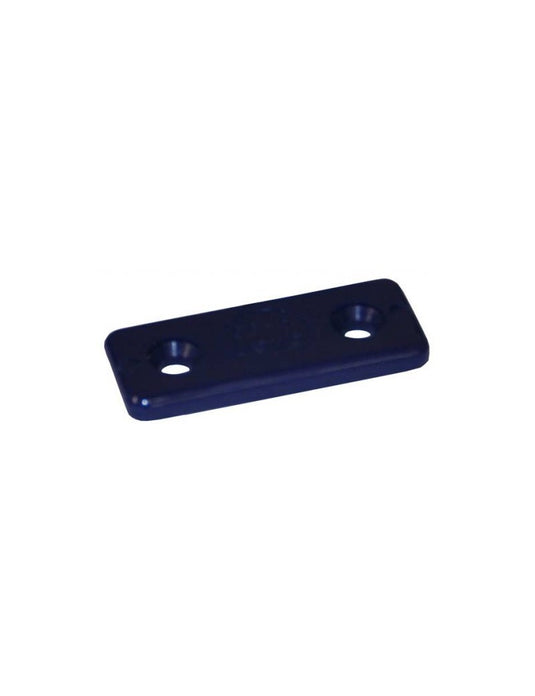 Plaquette de Sangle Noir 50mm pour fixer et maintenir la sangle, adaptée aux équipements de voile légère, dériveurs et catamarans, proposée par Yachting Thommeret.