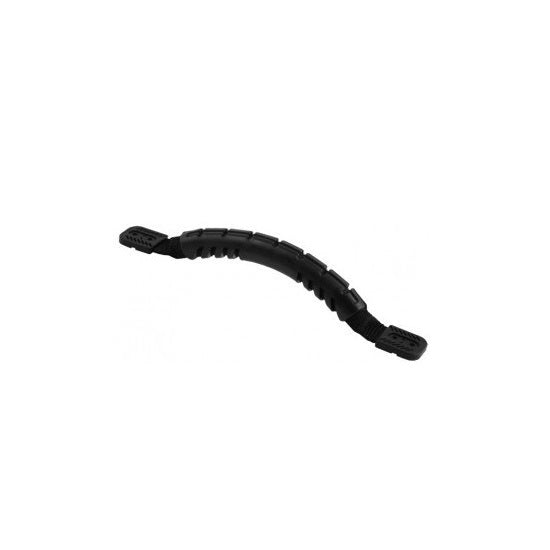 Poignée Sangle Ergonomique avec surmoulage plastique, idéale pour dériveurs et catamarans, équipée d'une sangle noire et d'une poignée souple ergonomique.