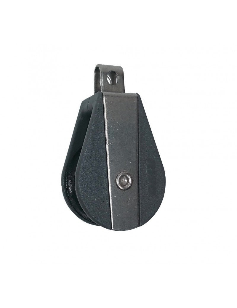 Chargez l'image dans la visionneuse de la galerie, Poulie Simple Nova à Chape Fixe: Poulie robuste pour dériveurs et catamarans, avec chape fixe et réa pour ligne jusqu'à 10mm, idéale pour applications nautiques et industrielles.

