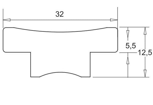 Chariot à piston avec anneau pour Rail Holt T 32mm, conçu pour tangon de spi, charge utile de 950kg, idéal pour voile légère.