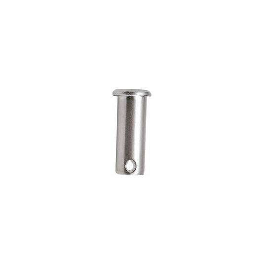 Axe épaulé inox SELDEN, ø3.9mm, longueur utile 15mm, longueur totale 22mm, pour accastillage voile légère, adapté aux dériveurs et catamarans sportifs.