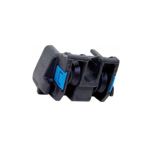 Load image into Gallery viewer, Embout de Bôme Arrière SELDEN avec deux réas pour bordure et prise de ris, adapté aux profils de bôme Selden pour dériveurs.
