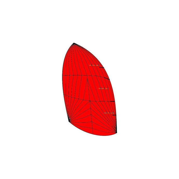 Spi adaptable pour Twincat 13, fabriqué en Nylite 1.1Oz, conçu pour catamarans légers, offrant des options personnalisables. Parfait pour les amateurs de voile sportive.