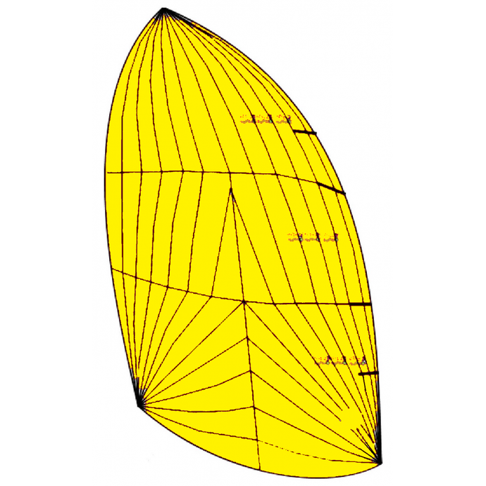 Spi Catamaran Ludic en Nylite 1.1Oz, idéal pour la voile légère, proposé par Yachting Thommeret, spécialiste en accastillage pour dériveurs et catamarans de sport.