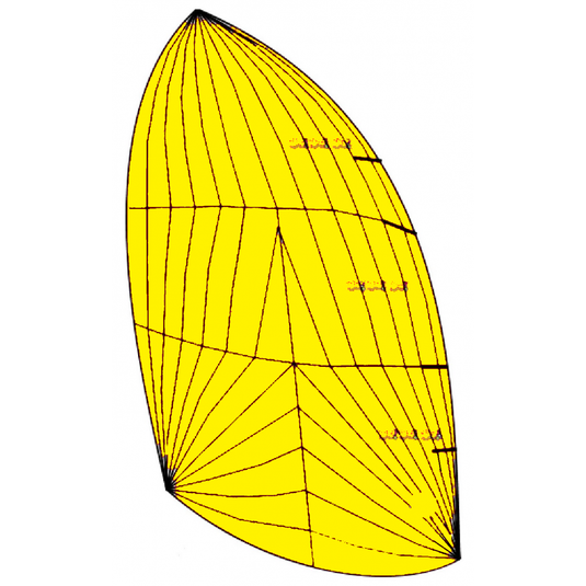 Spi deriveur Ludic en Nylite 1.1Oz, idéal pour la voile légère, proposé par Yachting Thommeret, spécialiste en accastillage pour dériveurs et catamarans de sport.
