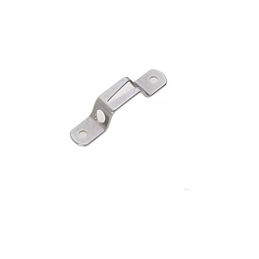 VCleat inox ø6mm - 46mm, conçu pour des lignes de 3 à 6mm, à fixer principalement sur le mât.