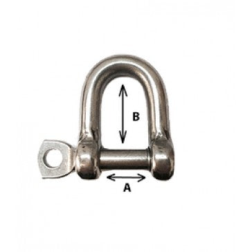 Manille Droite Forgée, robuste et européenne, conçue pour le nautisme, avec charges de travail et rupture élevées, disponible en plusieurs dimensions pour applications maritimes exigeantes.