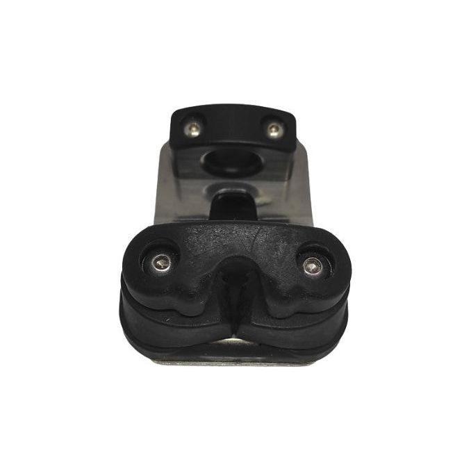 Chargez l'image dans la visionneuse de la galerie, Tourelle de Foc avec Filoir + Taquet, équipement nautique spécialisé pour dériveurs et catamarans, idéal pour optimiser la performance de votre voile légère.
