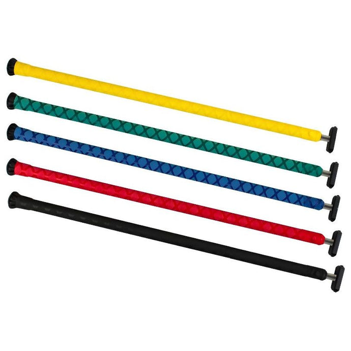 Stick Alu Ø20mm anodisé Grip Couleur, avec grips en mousse colorés, parfaites pour barrer votre dériveur ou catamaran de sport