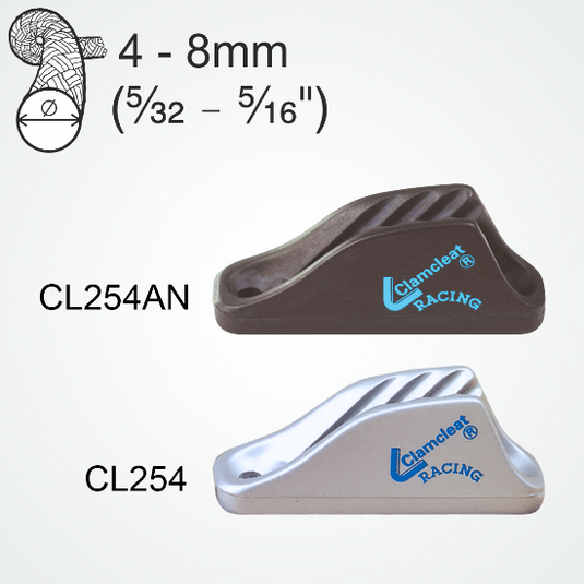 Clamcleat modèle 254 argenté ou anodisé