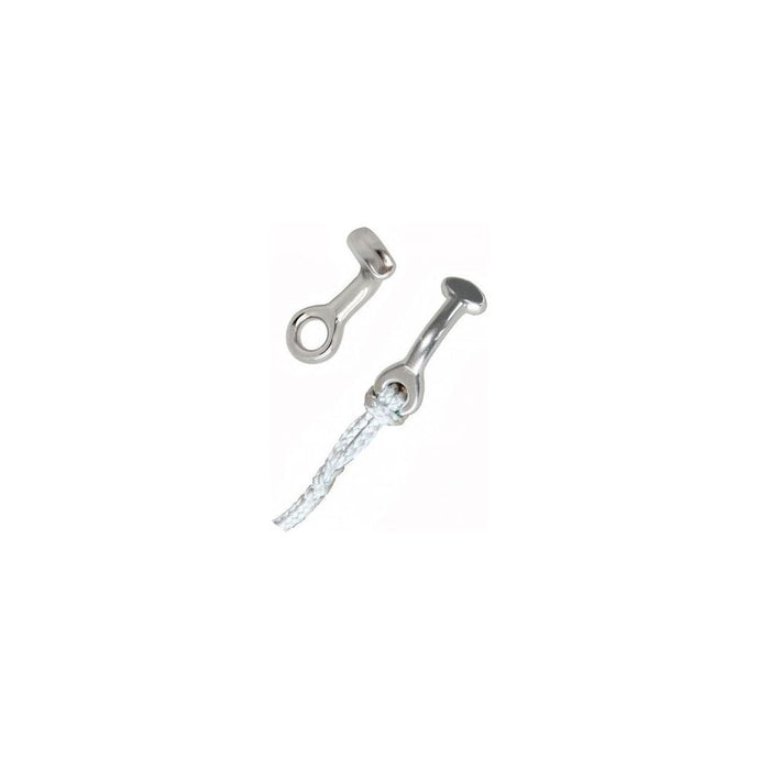 T à Oeil Forgé pour Cordage, embout forgé avec œil à une extrémité et T à l'autre, idéal pour remplacer les câbles par du Dyneema.