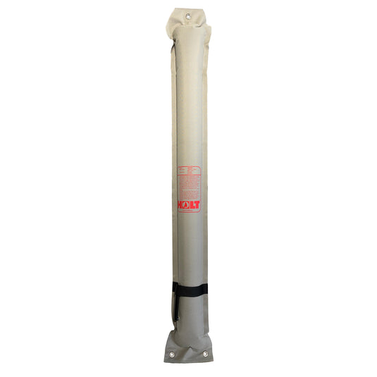Flottabilité de mât gonflable Longue 9 litres, un tube en nylon 210D avec valve de gonflage et œillets, pour flotter efficacement les structures maritimes.